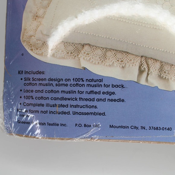 Pillow Kit Vintage Colony Collection Grapes Of Wrath Candlewick 1788 - Picture 3 of 4